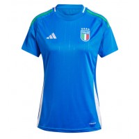 Camisa de Futebol Itália Equipamento Principal Mulheres Europeu 2024 Manga Curta